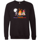 Happy Hallothanksmas Gnomes- Sponge Fleece Raglan Sweatshirt - Greens, Neutrals