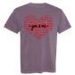 You & Me - Comfort Colors - Heavyweight Unisex Tee - Pinks & Purples