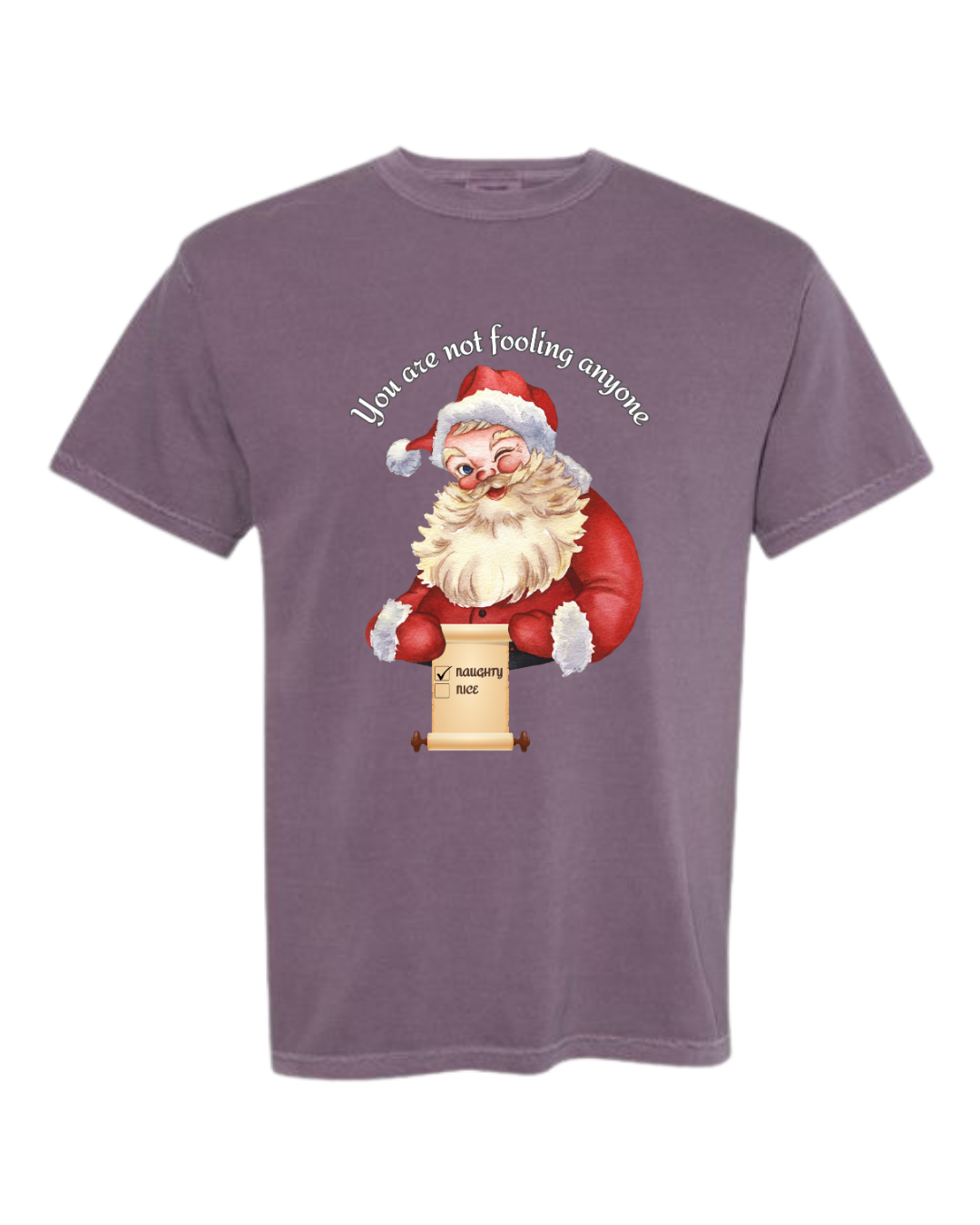 You Are Not Fooling Anyone - Comfort Colors - Heavyweight Unisex Tee - Pinks, Purples