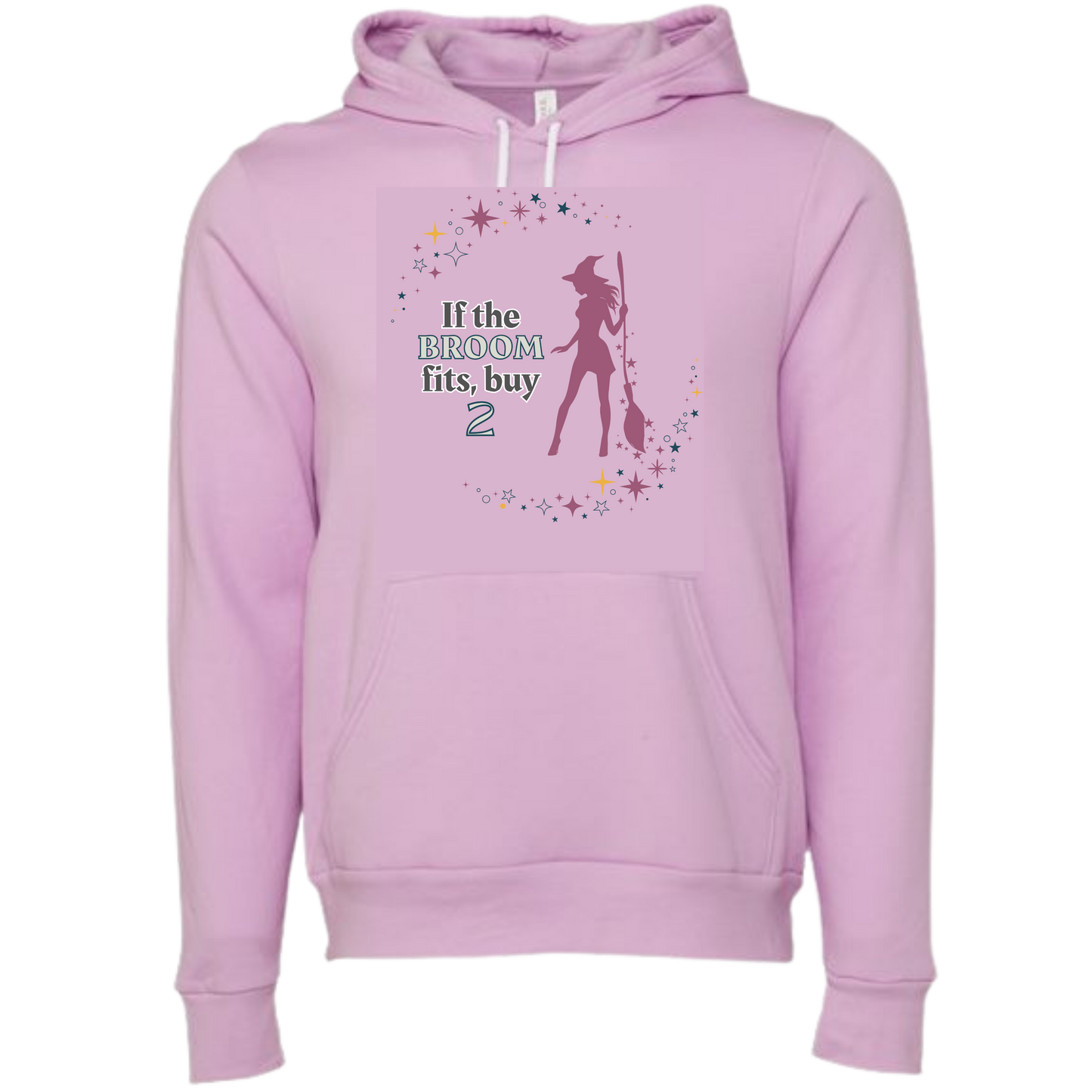 HP - If The Broom Fits - Sponge Fleece Hoodie - Blues, Purples