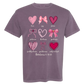 Galatians 5 - Valentines - Comfort Colors - Heavyweight Unisex Tee - Pinks & Purples