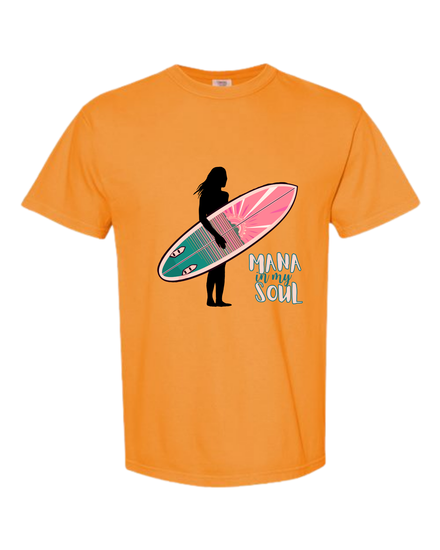 Mana in My Soul - Comfort Colors - Heavyweight Unisex Tee - Yellows, Oranges, Reds