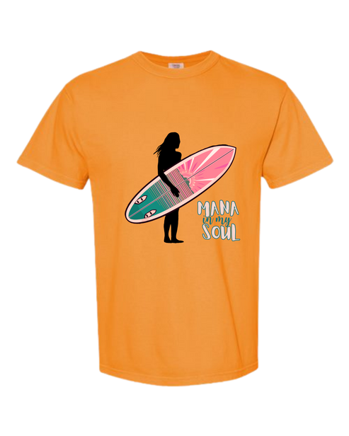 Mana in My Soul - Comfort Colors - Heavyweight Unisex Tee - Yellows, Oranges, Reds