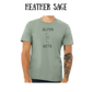 beta to alpha - unisex tee - greens