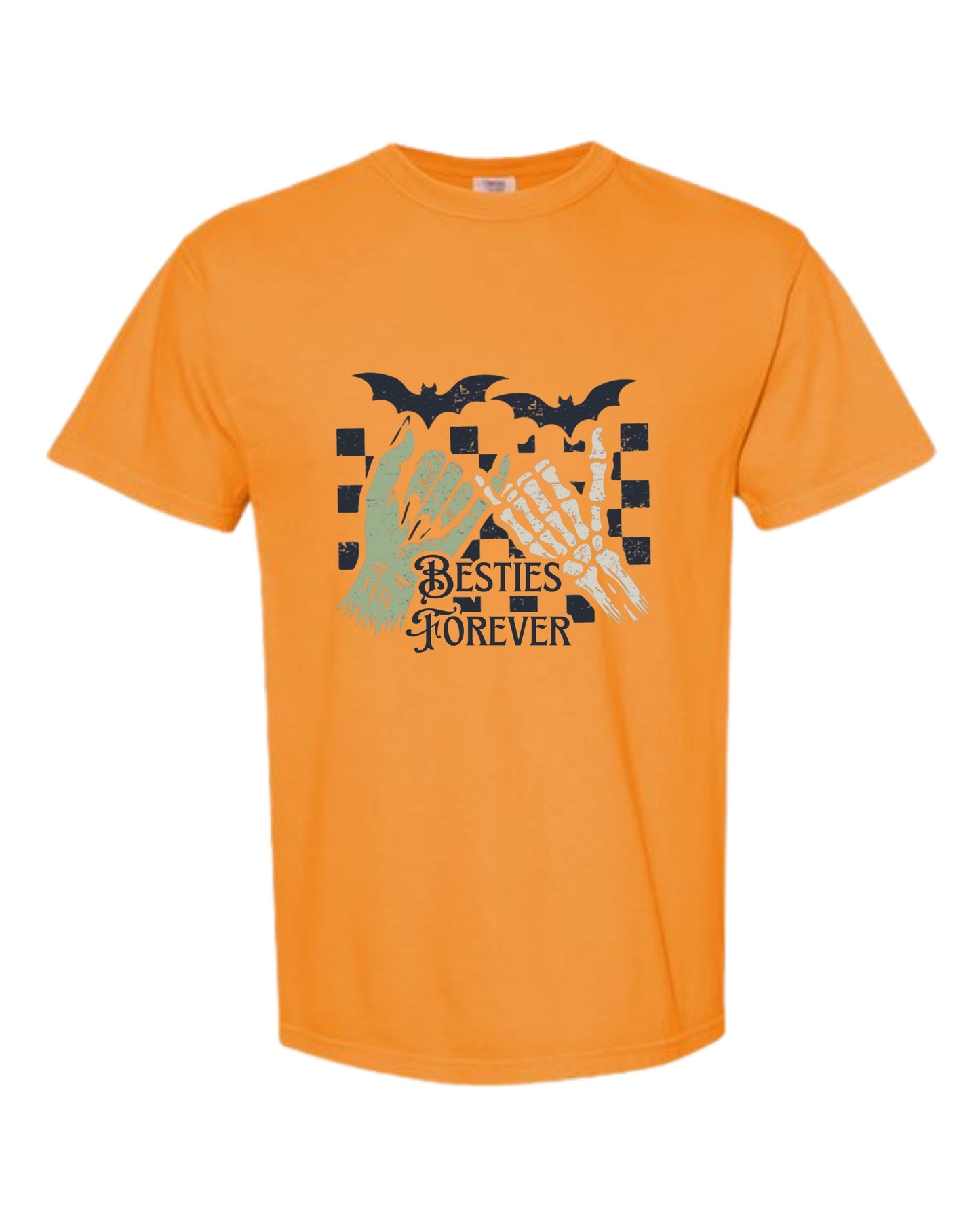 Besties Forever - Comfort Colors - Heavyweight Unisex Tee - Yellows, Oranges, Reds
