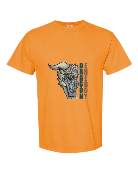 Dragon Energy - Comfort Colors - Heavyweight Unisex Tee - Yellows, Oranges, Reds