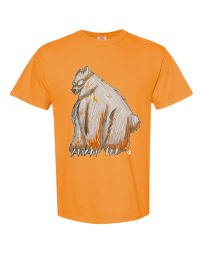 Muscle Bear - Comfort Colors - Heavyweight Unisex Tee - Yellows, Oranges, Reds