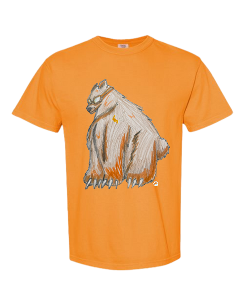 Muscle Bear - Comfort Colors - Heavyweight Unisex Tee - Yellows, Oranges, Reds
