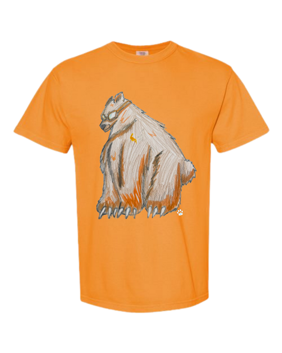 Muscle Bear - Comfort Colors - Heavyweight Unisex Tee - Yellows, Oranges, Reds