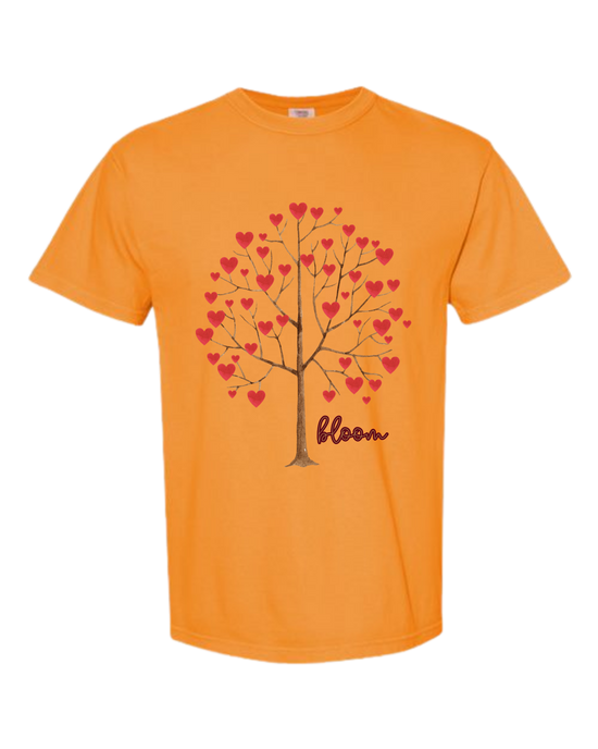 Bloom - Comfort Colors - Heavyweight Unisex Tee - Yellows, Oranges, Reds