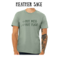 not a hot mess just a hot flash - unisex tee - greens