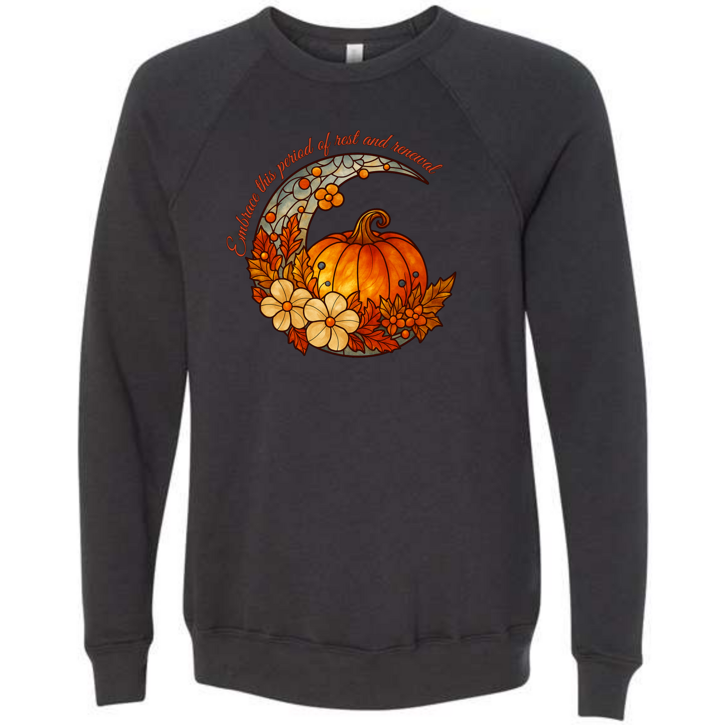 Rest and Renewal - Sponge Fleece Raglan Sweatshirt - Greens, Neutrals