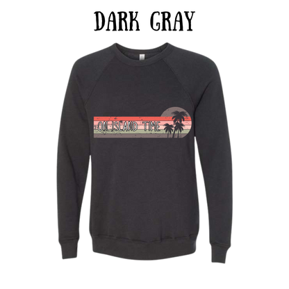 VP - On Island Time - Sponge Fleece Raglan Sweatshirt - Greens, Neutrals