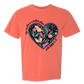 The World Is A Better Place With YOU In It - Comfort Colors - Heavyweight Unisex Tee - Yellows, Oranges, Reds