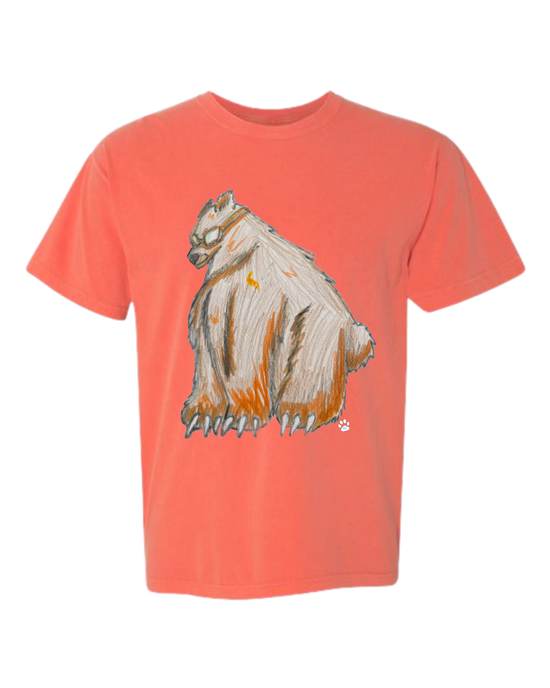 Muscle Bear - Comfort Colors - Heavyweight Unisex Tee - Yellows, Oranges, Reds