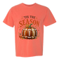 'Tis Football Season - Comfort Colors - Heavyweight Unisex Tee - Yellows, Oranges, Reds