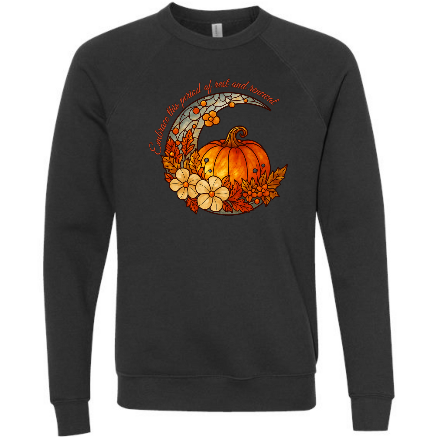 Rest and Renewal - Sponge Fleece Raglan Sweatshirt - Greens, Neutrals