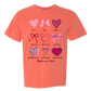 Galatians 5 - Valentines - Comfort Colors - Heavyweight Unisex Tee - Yellows, Oranges, Reds