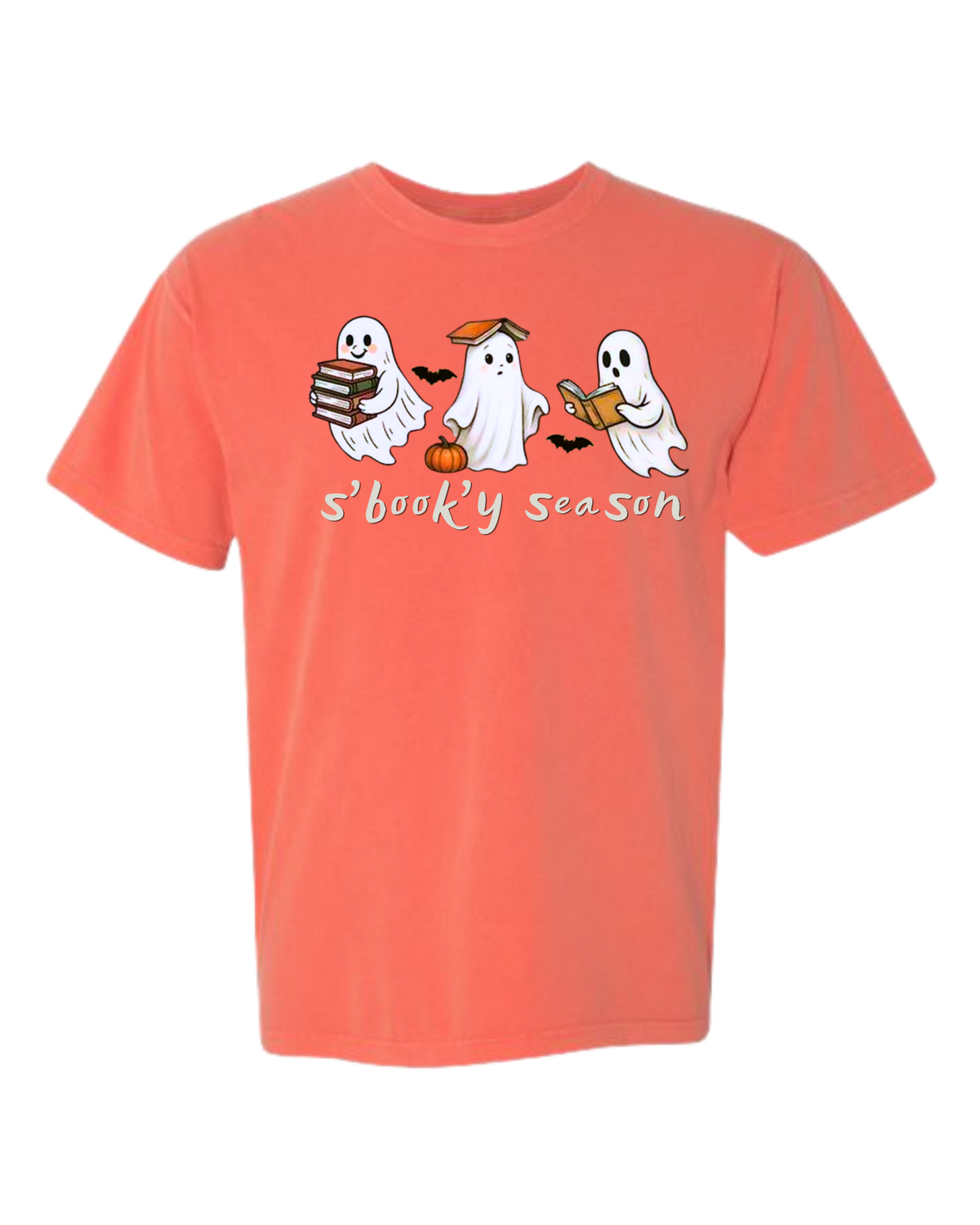 S'book'y season - Comfort Colors - Heavyweight Unisex Tee - Yellows, Oranges, Reds