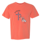 Loves Jesus & America too - Comfort Colors - Heavyweight Unisex Tee - Yellows, Oranges, Reds