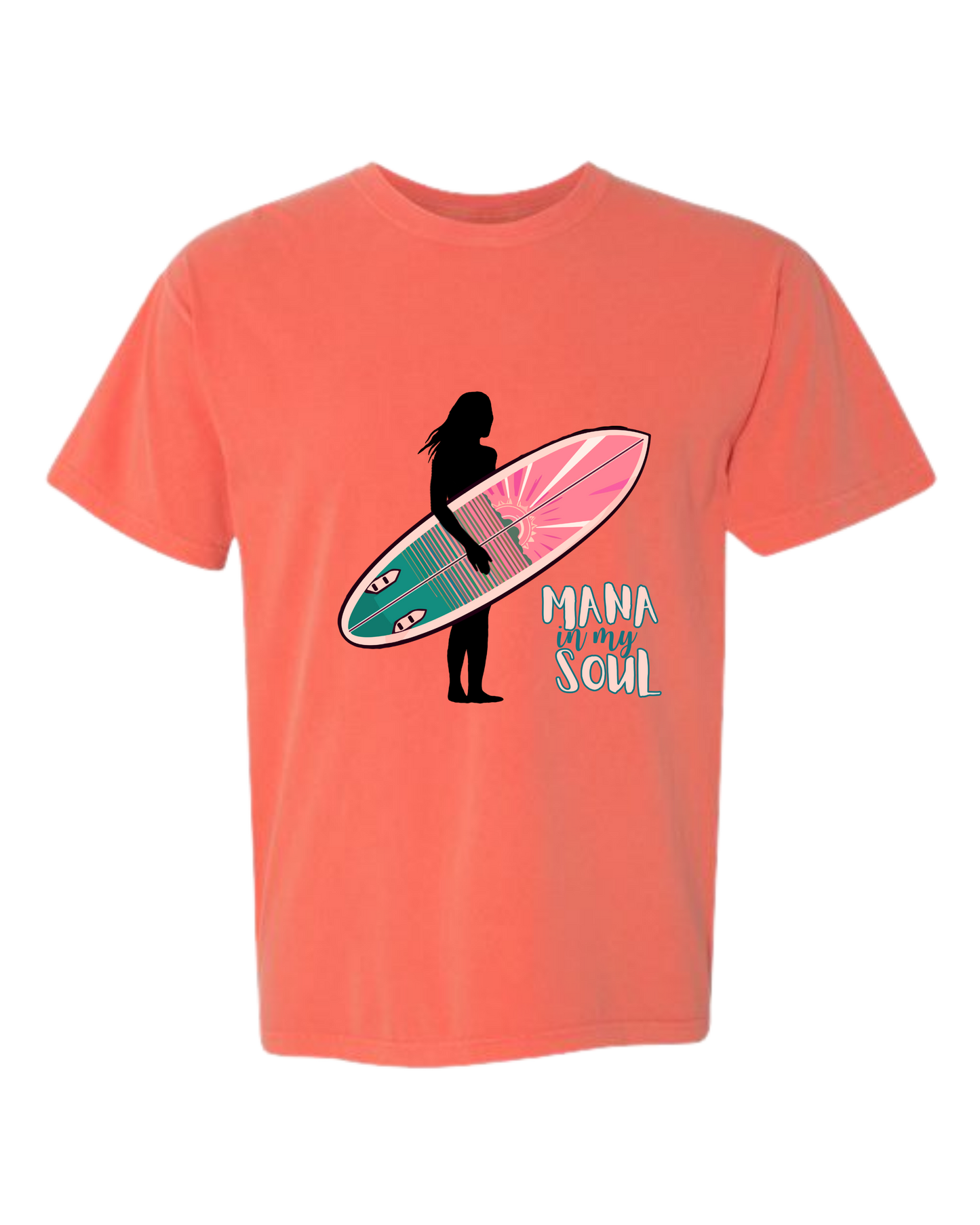 Mana in My Soul - Comfort Colors - Heavyweight Unisex Tee - Yellows, Oranges, Reds