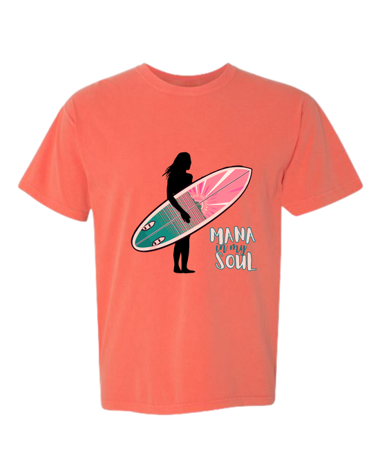 Mana in My Soul - Comfort Colors - Heavyweight Unisex Tee - Yellows, Oranges, Reds