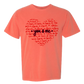 You & Me - Comfort Colors - Heavyweight Unisex Tee - Yellows, Oranges, Reds