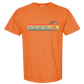 On Island Time - Comfort Colors - Heavyweight Unisex Tee - Yellows, Oranges, Reds
