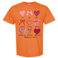 Galatians 5 - Valentines - Comfort Colors - Heavyweight Unisex Tee - Yellows, Oranges, Reds