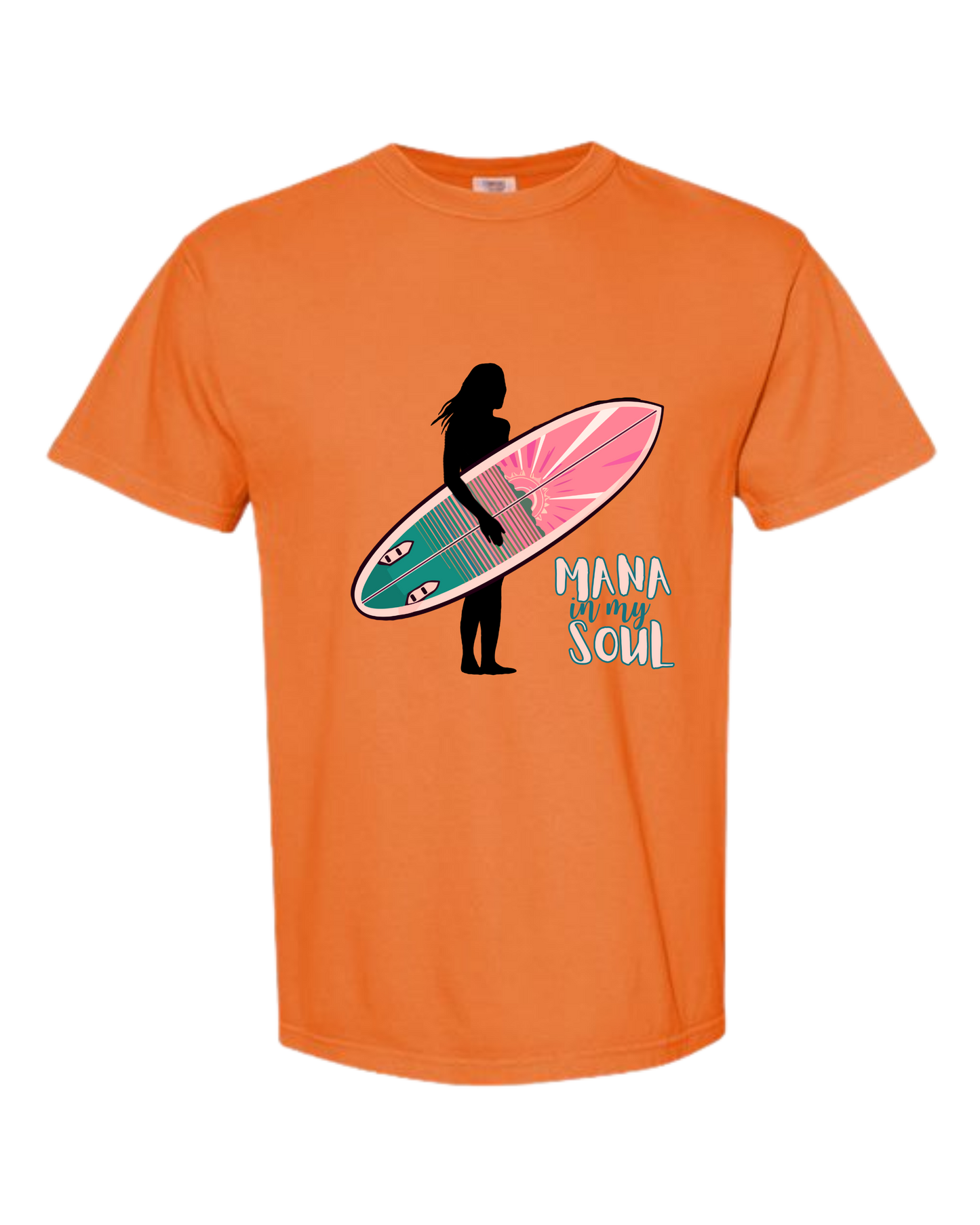 Mana in My Soul - Comfort Colors - Heavyweight Unisex Tee - Yellows, Oranges, Reds