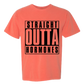 Straight Outta Hormones - Comfort Colors - Heavyweight Unisex Tee - Yellows, Oranges