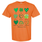 Galatians 5 - St Patrick's Day - Comfort Colors - Heavyweight Unisex Tee - Yellows, Oranges, Reds