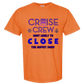 Cruise Crew Most Likely to Close the Buffet Down - Comfort Colors - Heavyweight Unisex Tee - Yellows, Oranges, Reds