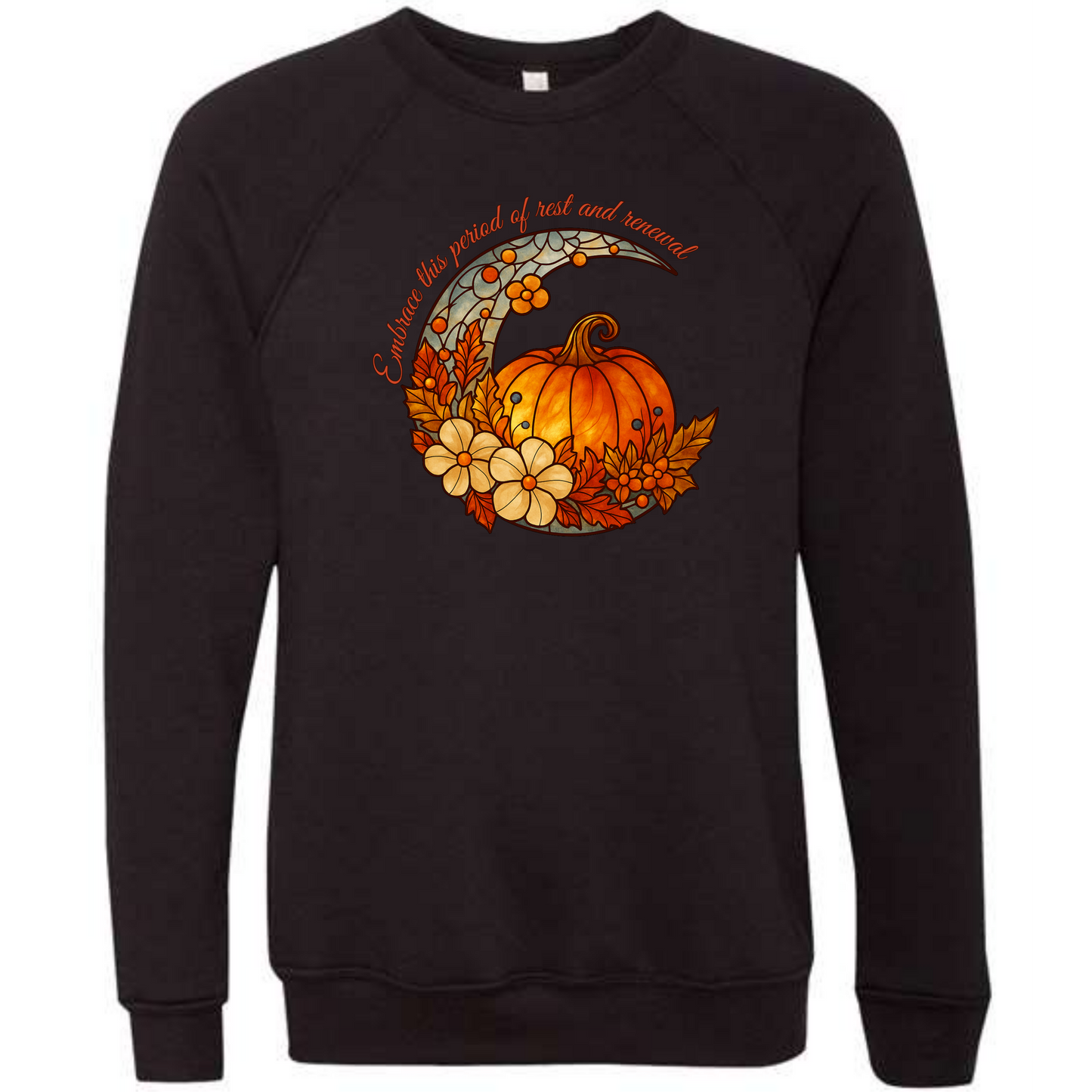 Rest and Renewal - Sponge Fleece Raglan Sweatshirt - Greens, Neutrals