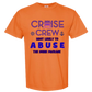 Cruise Crew Most Likely to Abuse the Drink Package - Comfort Colors - Heavyweight Unisex Tee - Yellows, Oranges, Reds
