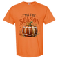 'Tis Football Season - Comfort Colors - Heavyweight Unisex Tee - Yellows, Oranges, Reds