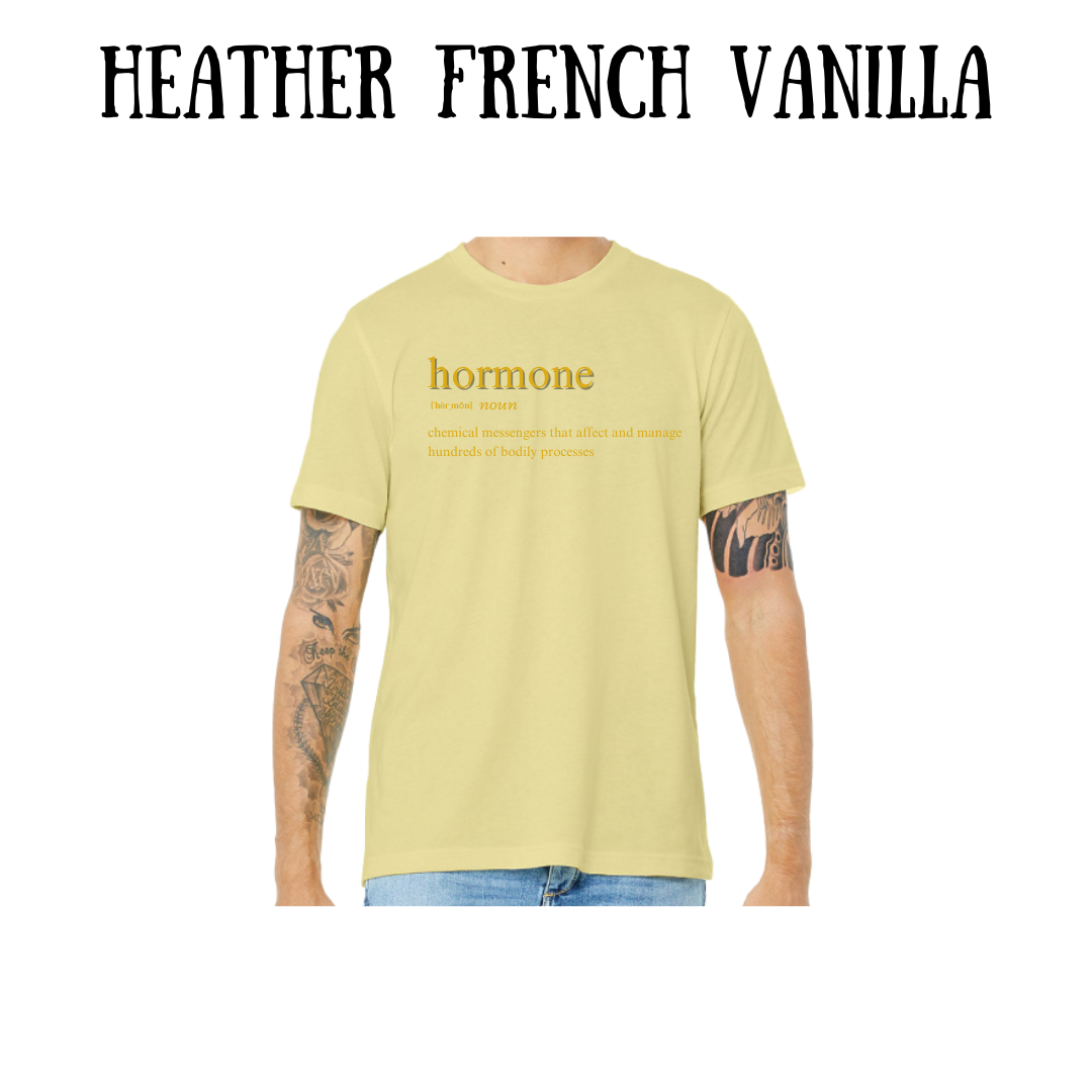 Hormone - Unisex Tee - Yellows, Oranges, Reds
