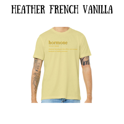 Hormone - Unisex Tee - Yellows, Oranges, Reds