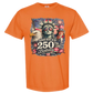 America's 250th Birthday - Comfort Colors - Heavyweight Unisex Tee - Yellows, Oranges, Reds