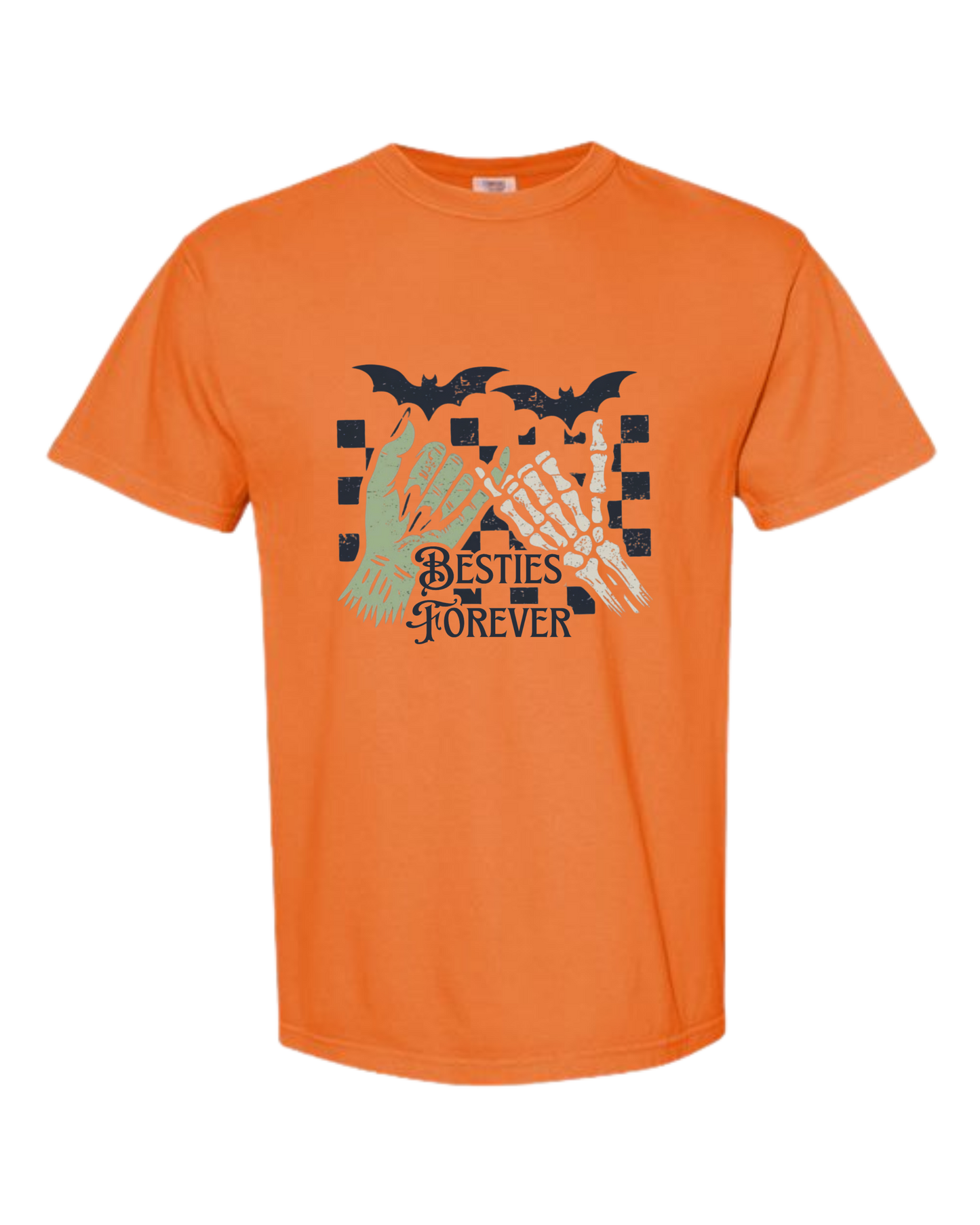 Besties Forever - Comfort Colors - Heavyweight Unisex Tee - Yellows, Oranges, Reds