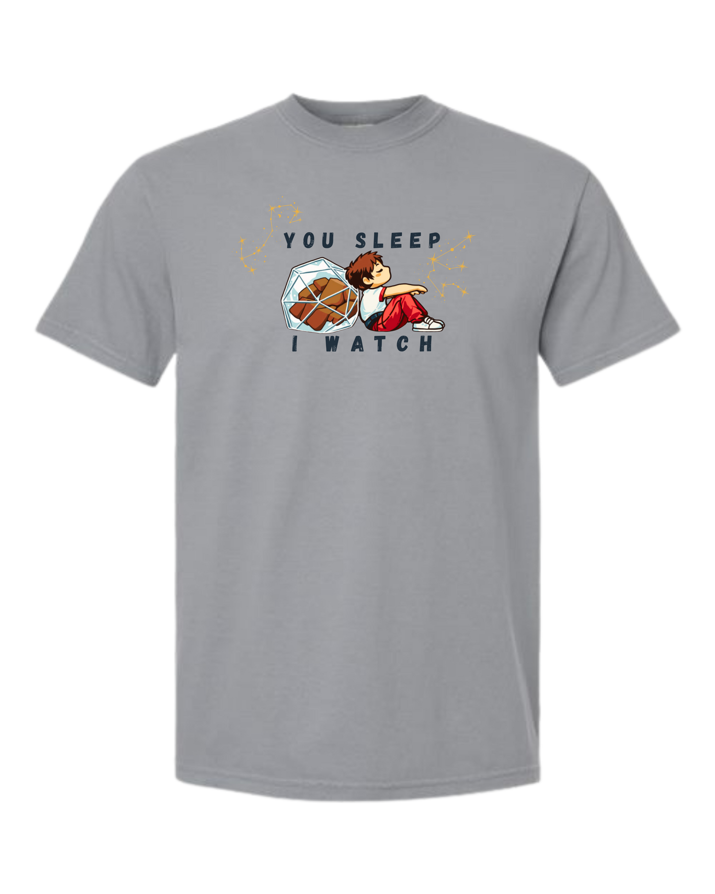 You Sleep I Watch - Comfort Colors - Heavyweight Unisex Tee - Neutrals