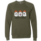 HP - Spirits & Caffeine - Sponge Fleece Raglan Sweatshirt - Greens, Neutrals