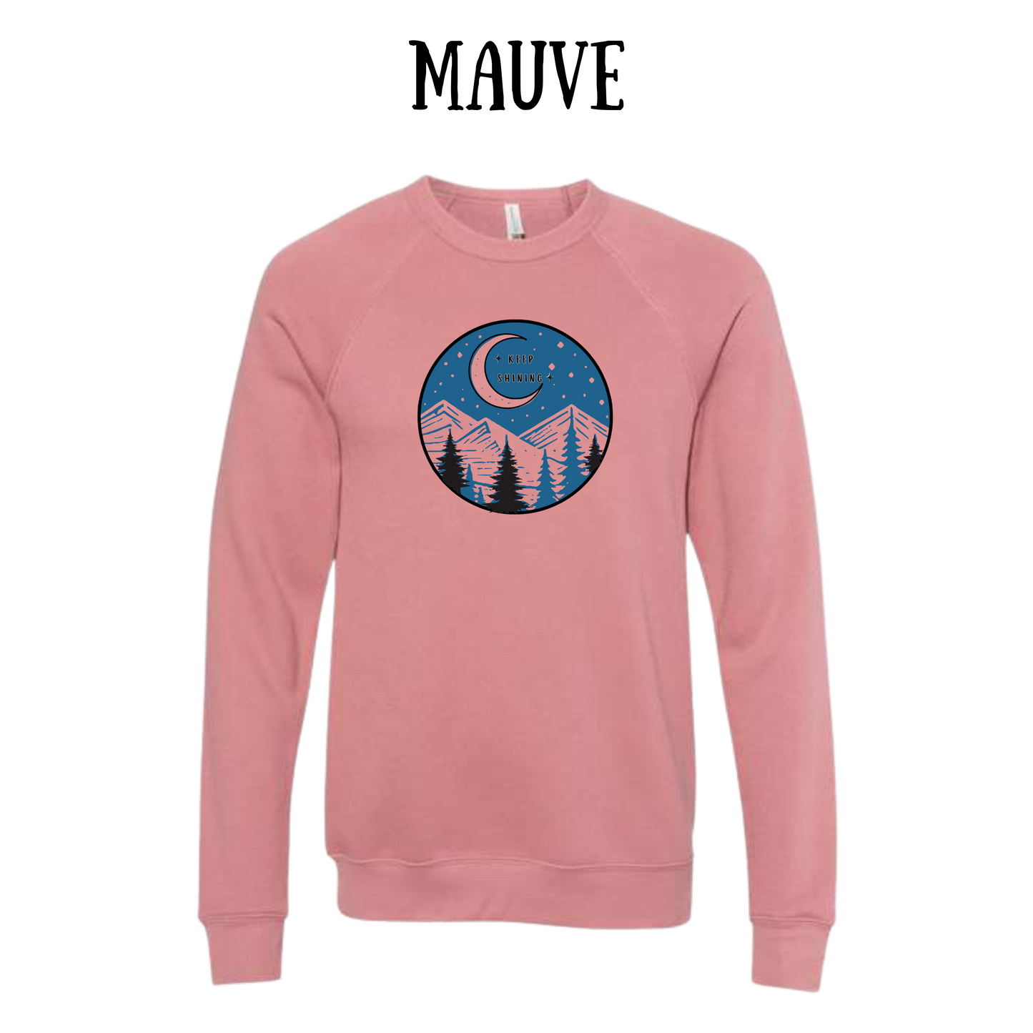 OP - Keep Shining - Sponge Fleece Raglan Sweatshirt - Assorted Colors