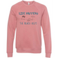 Life Happens The Beach Helps - Sponge Fleece Raglan Sweatshirt - Assorted Colors