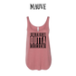 straight outta hormones - women's flowy tank