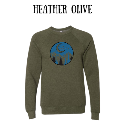 CP - Keep Shining - Sponge Fleece Raglan Sweatshirt - Greens, Neutrals