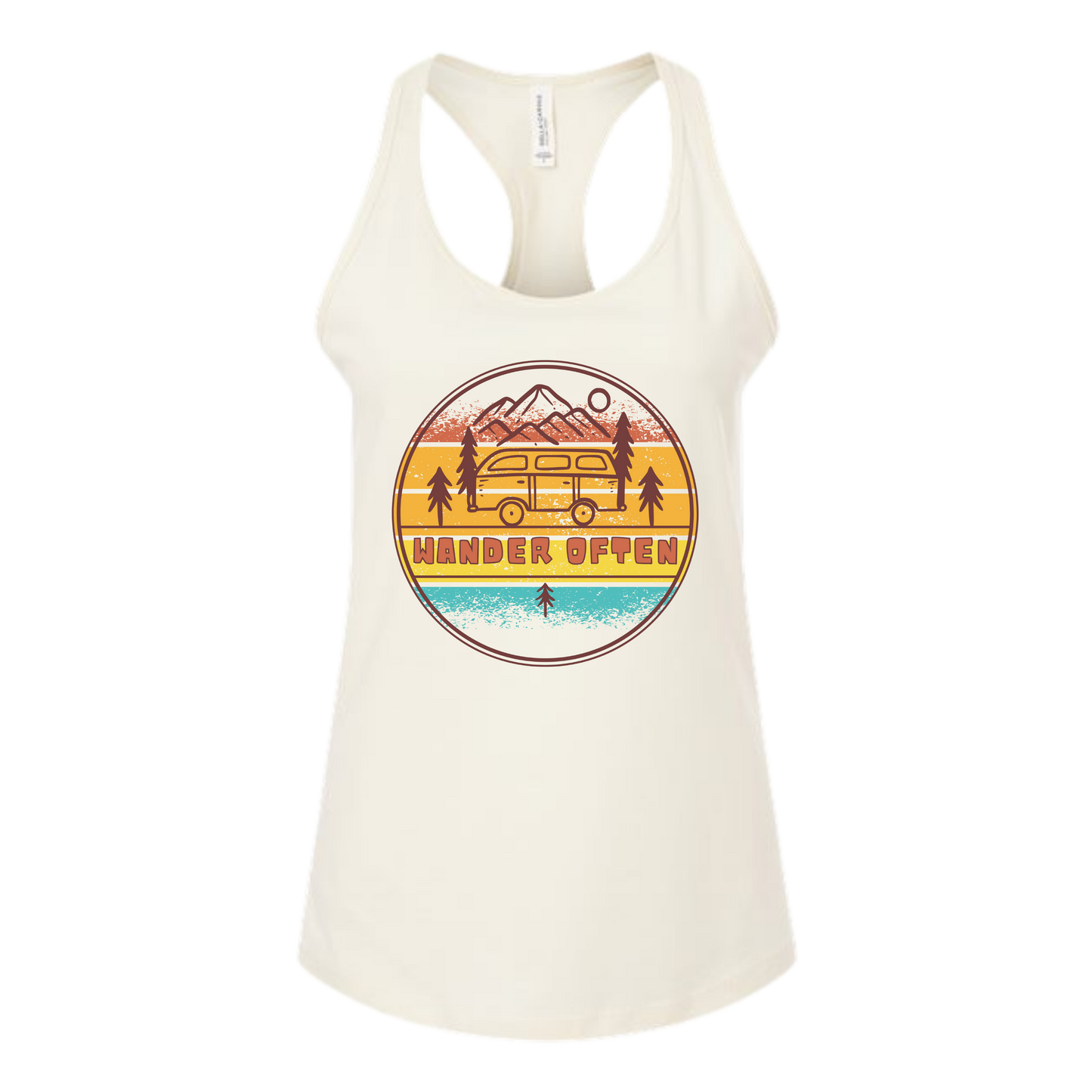 Wander Often - Bella+Canvas - Women's Jersey Racerback Tank