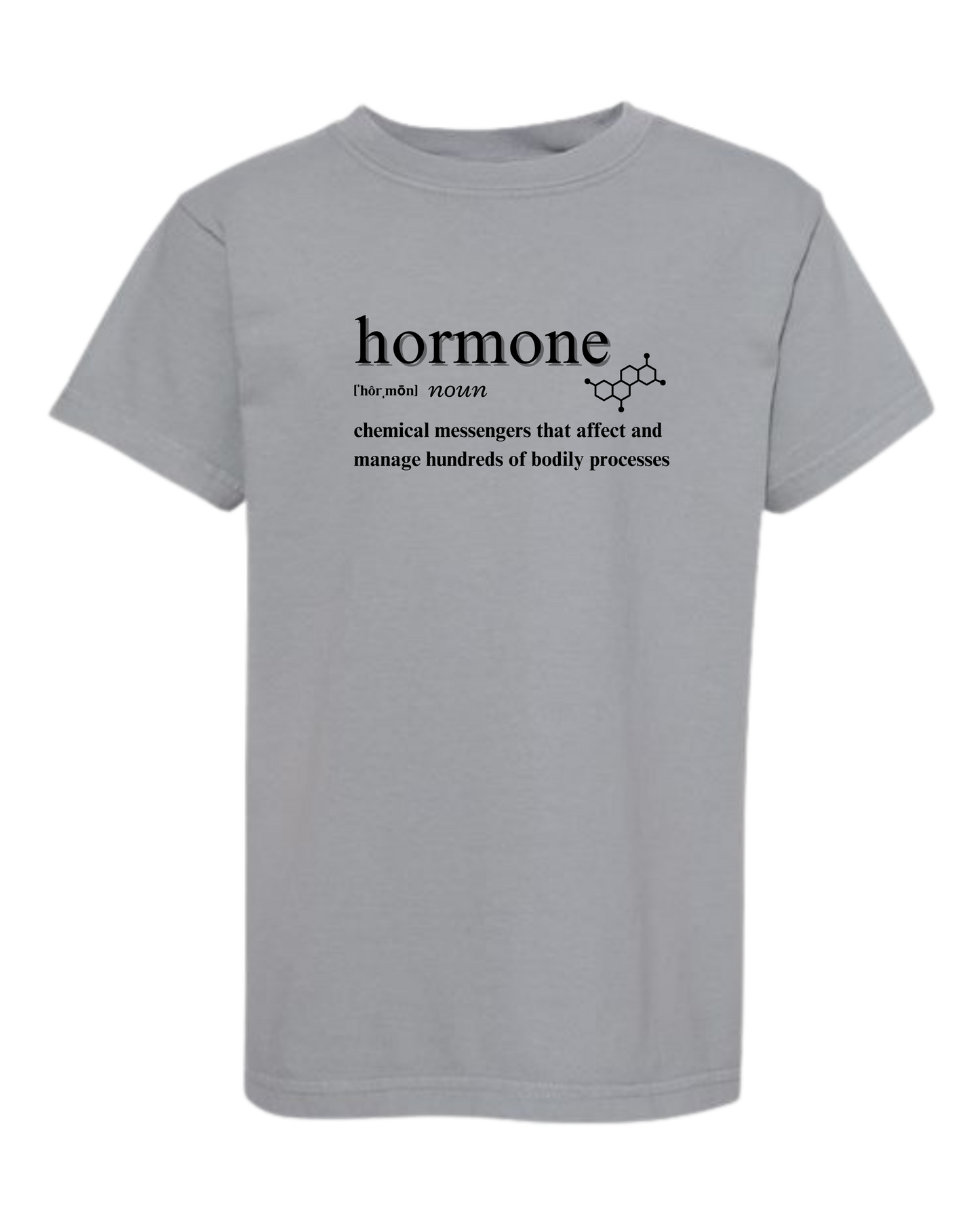 Hormone - Comfort Colors - Heavyweight Youth Tee - Neutral Colors & Blues