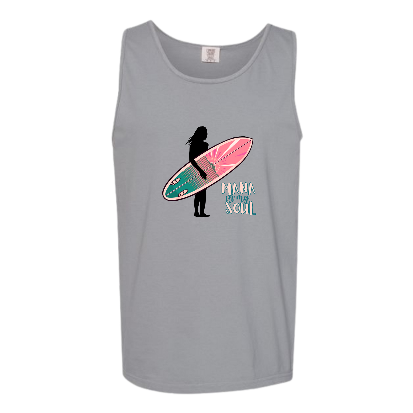 Mana in My Soul - Comfort Colors - Unisex Tank - Neutral Colors & Blues
