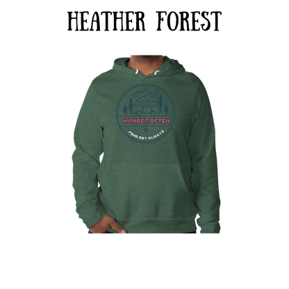 CP - Wander Often - Sponge Fleece Hoodie - Greens, Neutrals